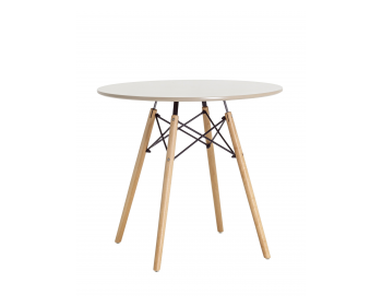 Стол круглый Stool Group DSW D80 Бежевый