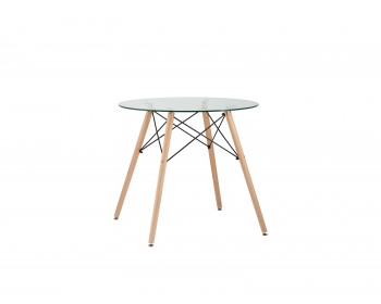 Стол круглый Stool Group DSW D80 Прозрачный