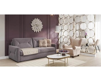 Диван прямой Окленд 212 прямой Пыльная роза