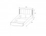 Кровать 160х200 с подъемным механизмом Дюна недорого