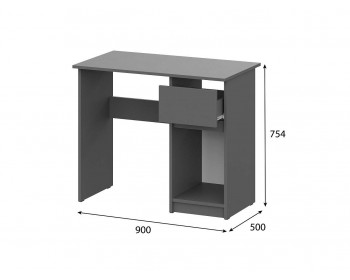 Стол письменный 900 Денвер, графит