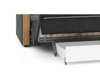 Диван прямой Токио  24 120 декор дуб каньон 154 прямой Графит