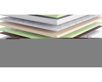 Кровать QWEEN Silver c топпером Memory 42