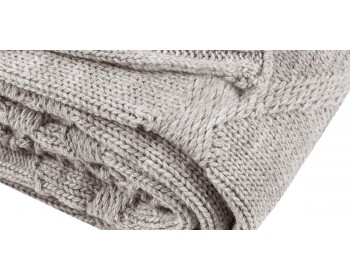 Плед вязаный Дафна 200x220