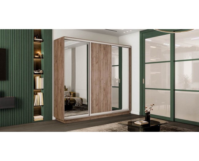 ГОСТ NEW 3Д 60 ЗЕРКАЛО/ЛДСП/ЗЕРКАЛО фото