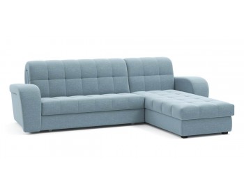 Диван угловой Брюссон NEXT 24 155 К-1 с оттоманкой макси 295 угловой Голубой