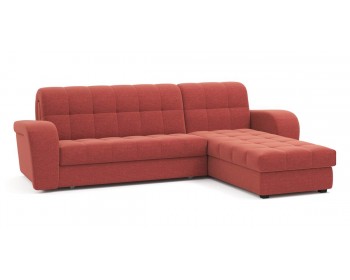 Диван угловой Брюссон NEXT 24 155 К-1 с оттоманкой макси 295 угловой Красный
