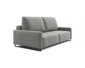 Диван прямой Хаммер  c узкими подлокотниками 222 прямой Серый