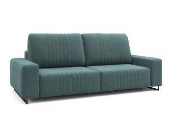 Диван прямой Хаммер  c широкими подлокотниками 248 прямой Изумрудный