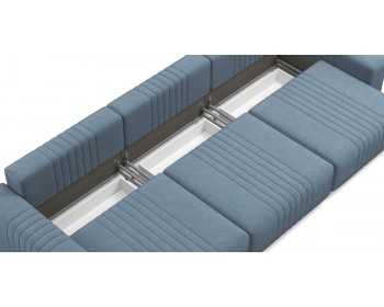 Диван Хаммер ХЛ (XL) c широкими подлокотниками