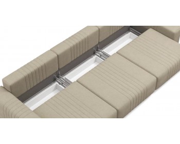 Диван Хаммер ХЛ (XL) c широкими подлокотниками