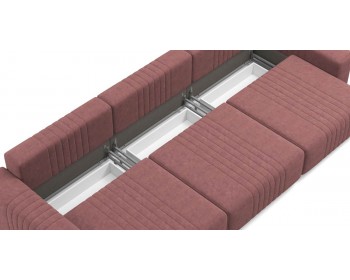 Диван Хаммер ХЛ (XL) c широкими подлокотниками