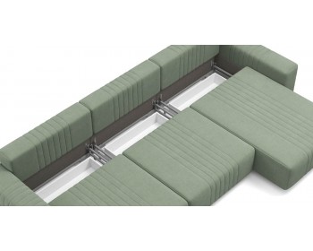 Диван Хаммер с широкими подлокотниками