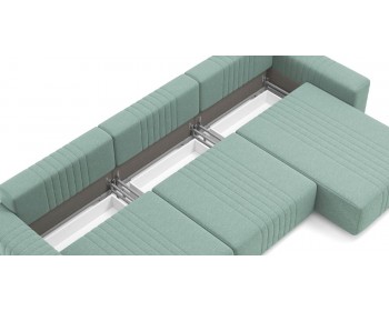 Диван Хаммер с широкими подлокотниками