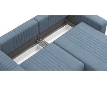 Угловой диван Хаммер  мини с широкими подлокотниками