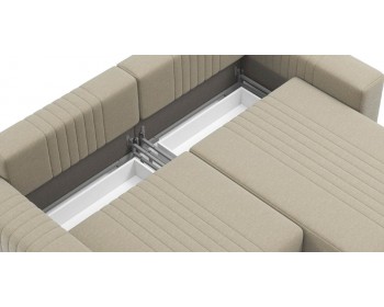 Диван Хаммер мини с широкими подлокотниками