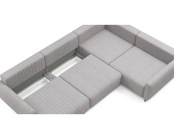 Диван Хаммер с кресельной секцией с узкими подлокотниками