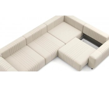 Диван Хаммер с кресельной секцией с шир. подлокотниками