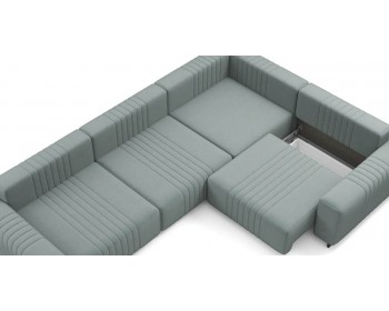 Диван Хаммер с кресельной секцией с шир. подлокотниками