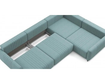 Диван Хаммер с кресельной секцией с узкими подлокотниками