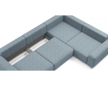 Диван Хаммер с кресельной секцией с шир. подлокотниками