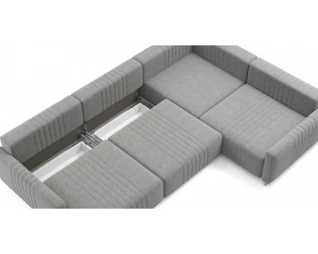 Диван Хаммер с кресельной секцией с узкими подлокотниками