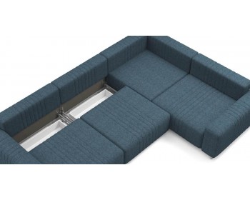 Диван Хаммер с кресельной секцией с шир. подлокотниками