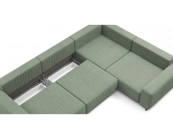 Диван Хаммер с кресельной секцией с шир. подлокотниками