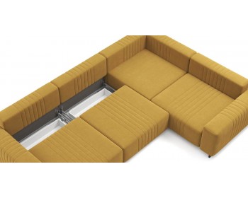 Диван Хаммер с кресельной секцией с шир. подлокотниками