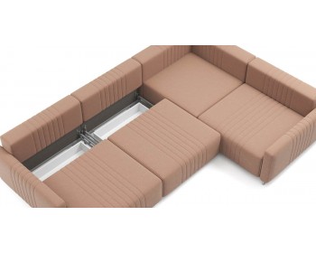 Диван Хаммер с кресельной секцией с узкими подлокотниками