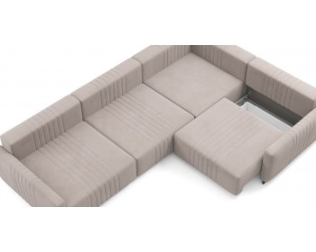 Диван Хаммер с кресельной секцией с узкими подлокотниками