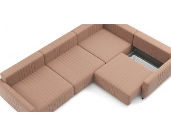 Диван Хаммер с кресельной секцией с узкими подлокотниками