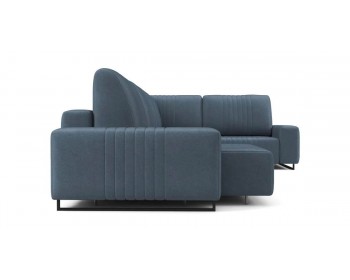 Угловой диван Хаммер  с широкими подлокотниками с оттоманкой