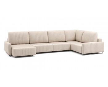 Диван Хаммер с узкими подлокотниками с оттоманкой