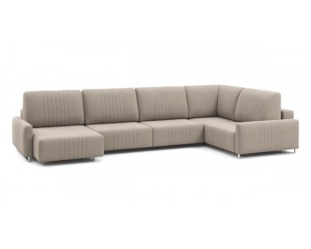 Диван Хаммер с узкими подлокотниками с оттоманкой