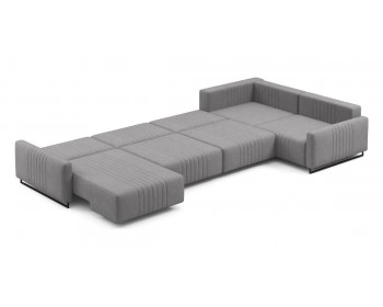 Диван Хаммер с узкими подлокотниками с оттоманкой