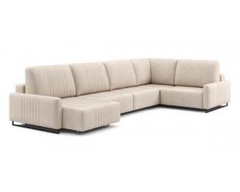 Диван Хаммер с узкими подлокотниками с оттоманкой