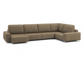 Диван Хаммер с широкими подлокотниками с оттоманкой