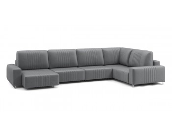 Диван Хаммер с широкими подлокотниками с оттоманкой