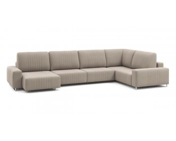 Диван Хаммер с широкими подлокотниками с оттоманкой