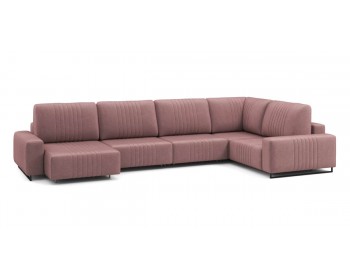 Диван Хаммер с широкими подлокотниками с оттоманкой