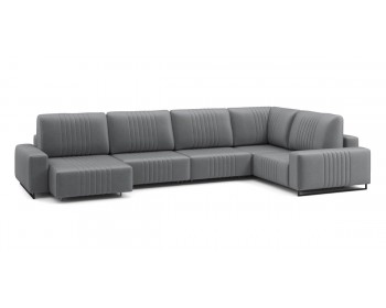 Диван Хаммер с широкими подлокотниками с оттоманкой