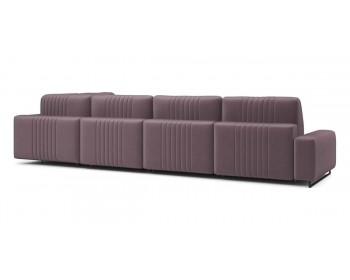 Диван Хаммер с широкими подлокотниками с оттоманкой