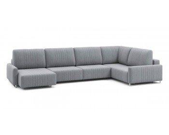 Диван Хаммер с узкими подлокотниками с оттоманкой