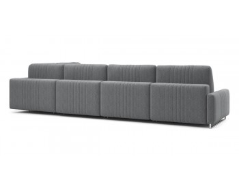 Диван Хаммер с узкими подлокотниками с оттоманкой