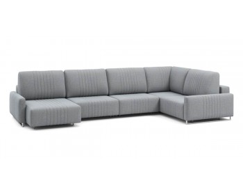 Диван Хаммер с узкими подлокотниками с оттоманкой