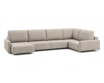 Диван Хаммер с узкими подлокотниками с оттоманкой