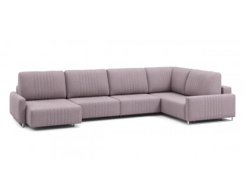 Диван Хаммер с узкими подлокотниками с оттоманкой