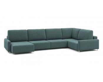 Диван Хаммер с узкими подлокотниками с оттоманкой