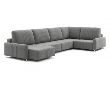 Диван Хаммер с узкими подлокотниками с оттоманкой